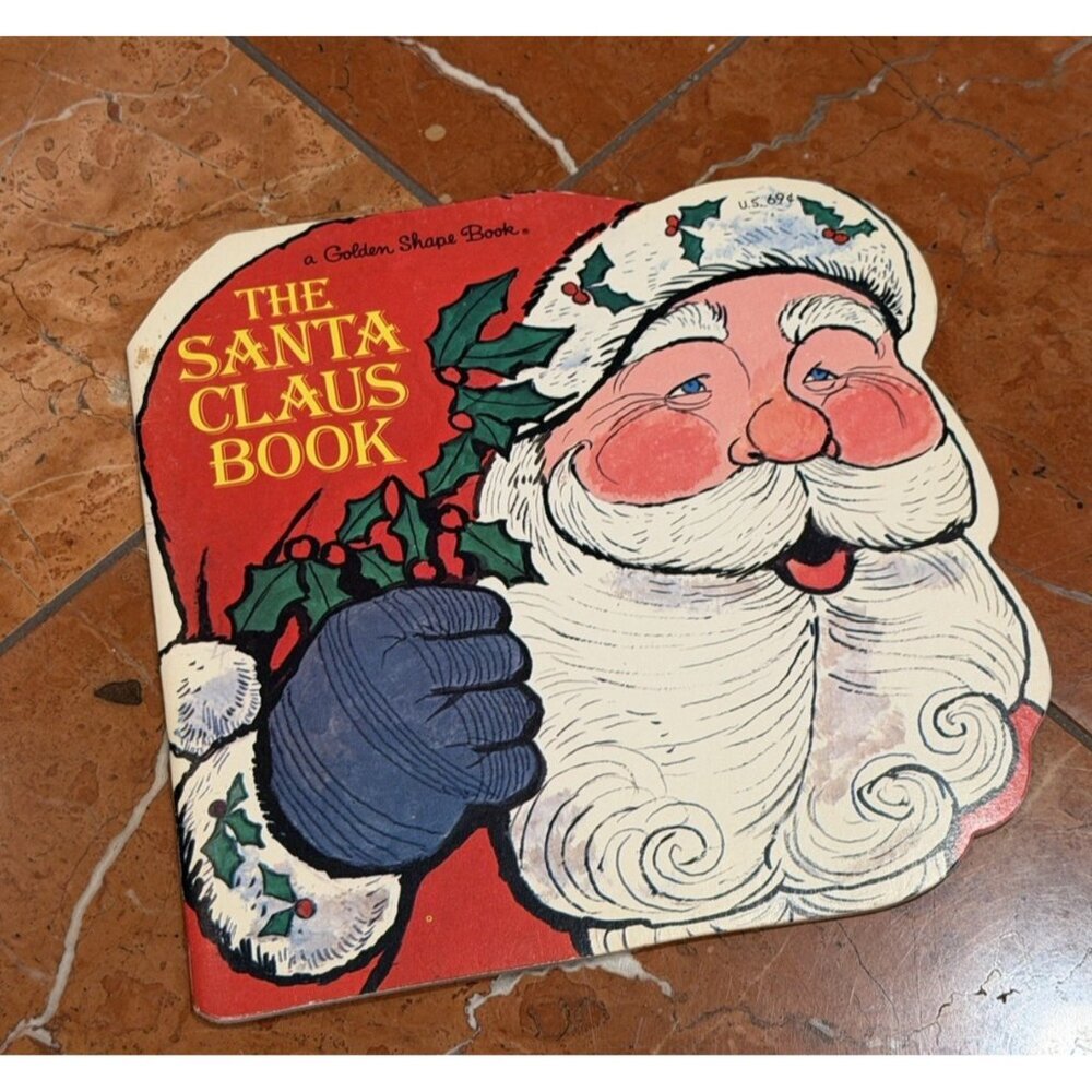 A GOLDEN SHAPE THE SANTA CLAUS BOOK 1982 AURELIUS BATTAGLIA FORMERLY REINDEER EU